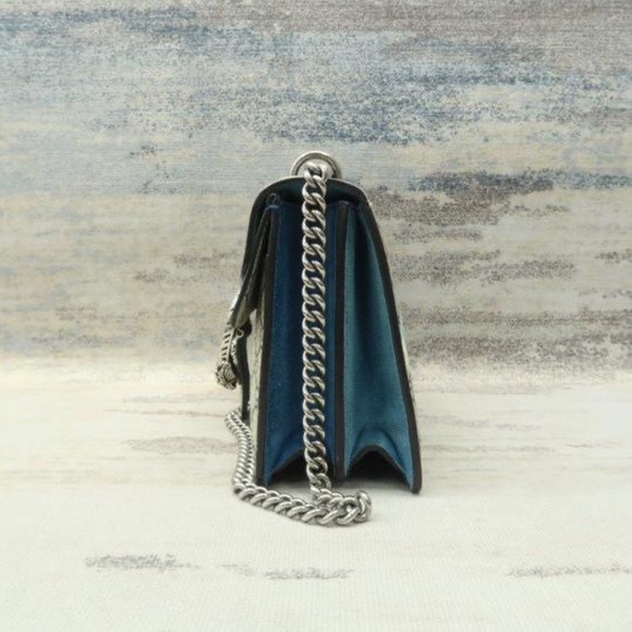 COPY - COPY - Gucci Dionysus Small with blue flowers monogram - Picture 2 of 7